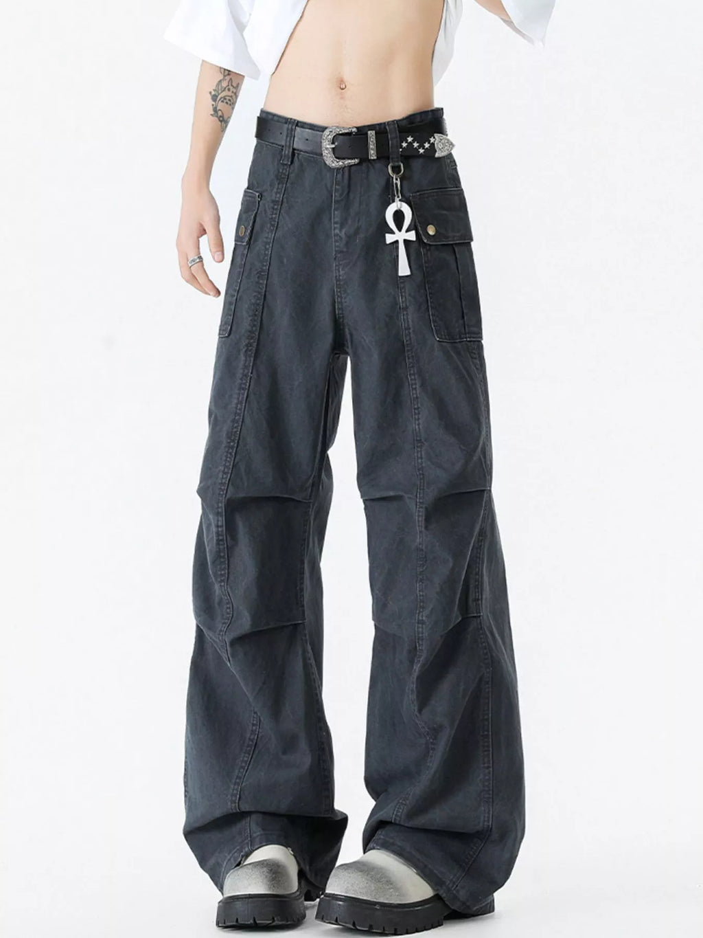 Men's Wide Leg Jeans