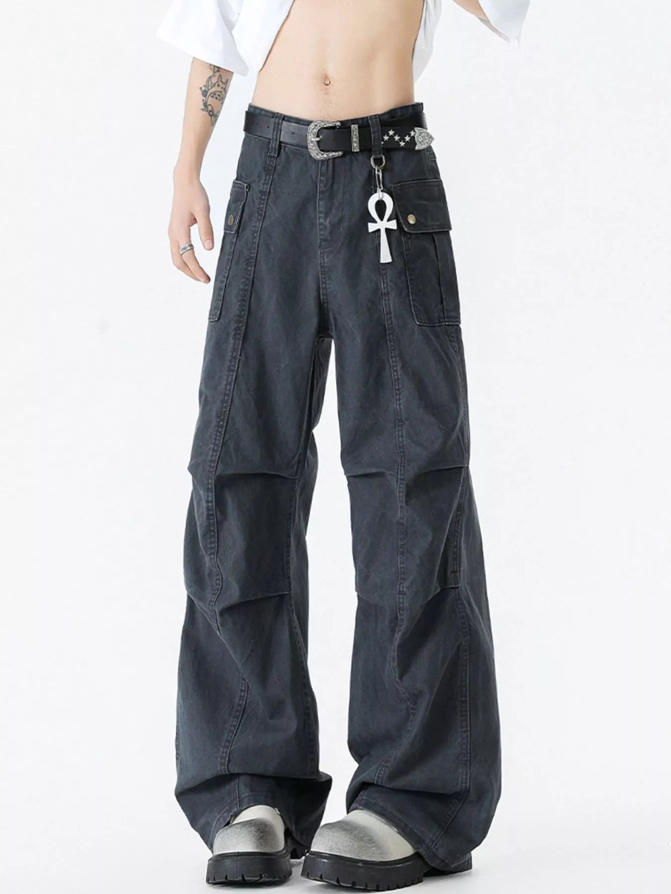 Men's Wide Leg Jeans