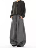 Men's Wide Leg Drawstring Pants