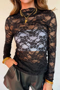 Floral Lace Long Sleeve Top