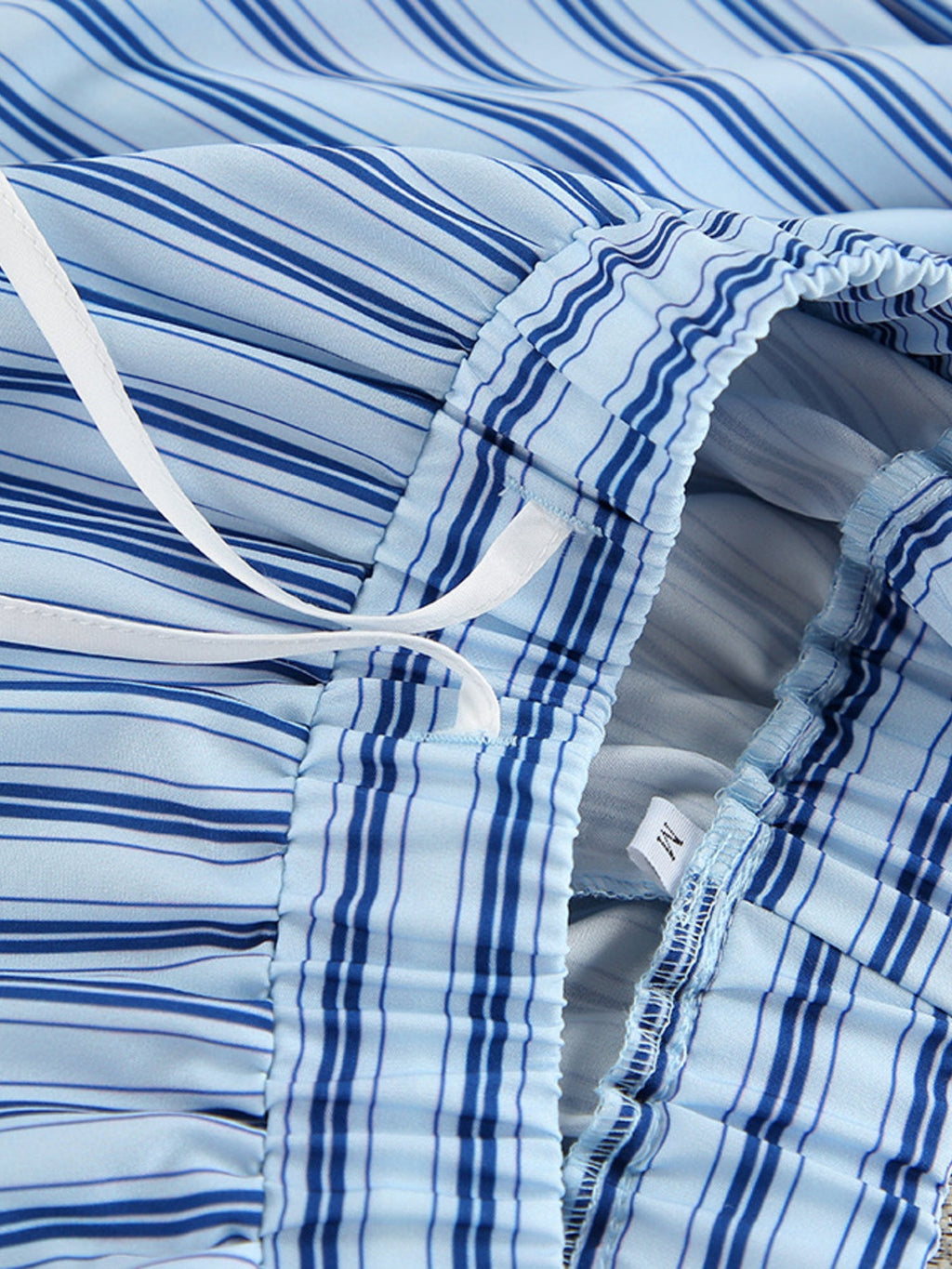 Striped Cami & Shirt and Pants Lounge Set