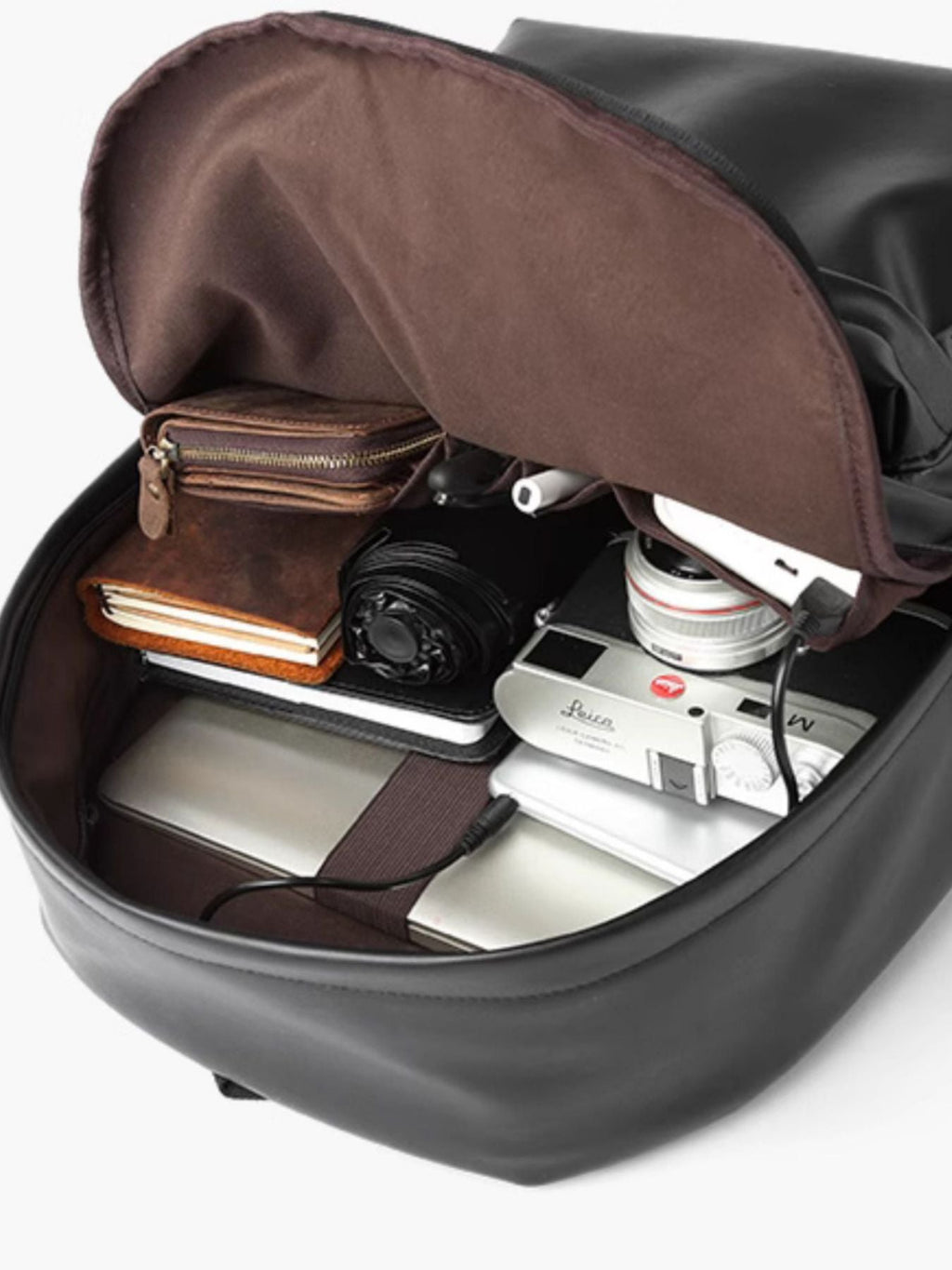 Classic Leather Backpack Bag
