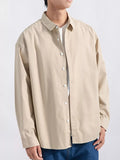 Men's Plus Size Button Up Long Sleeve Shirt