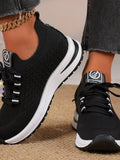 Breathable Mesh Lace Up Sneakers