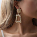 Geometric Dangle Earrings