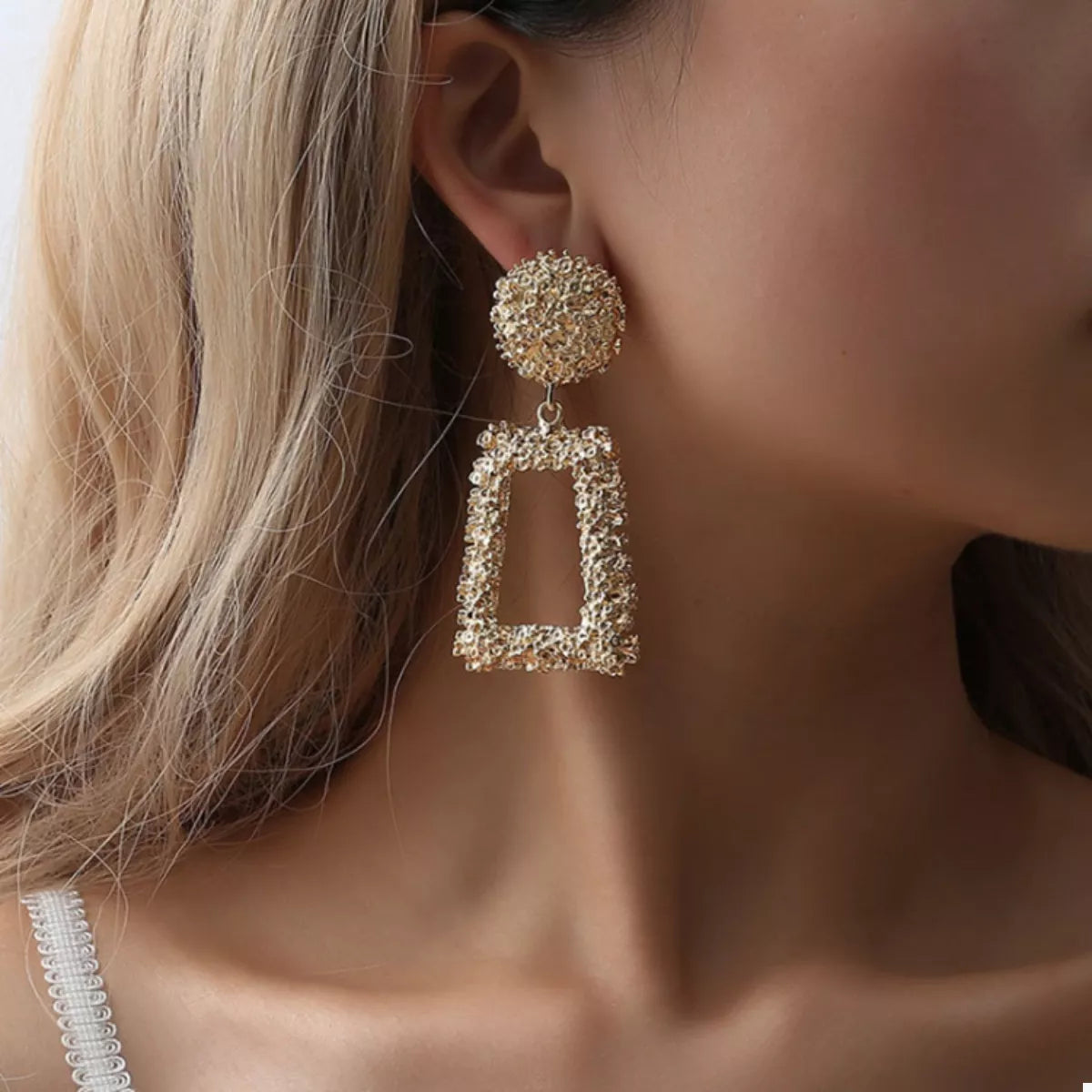 Geometric Dangle Earrings