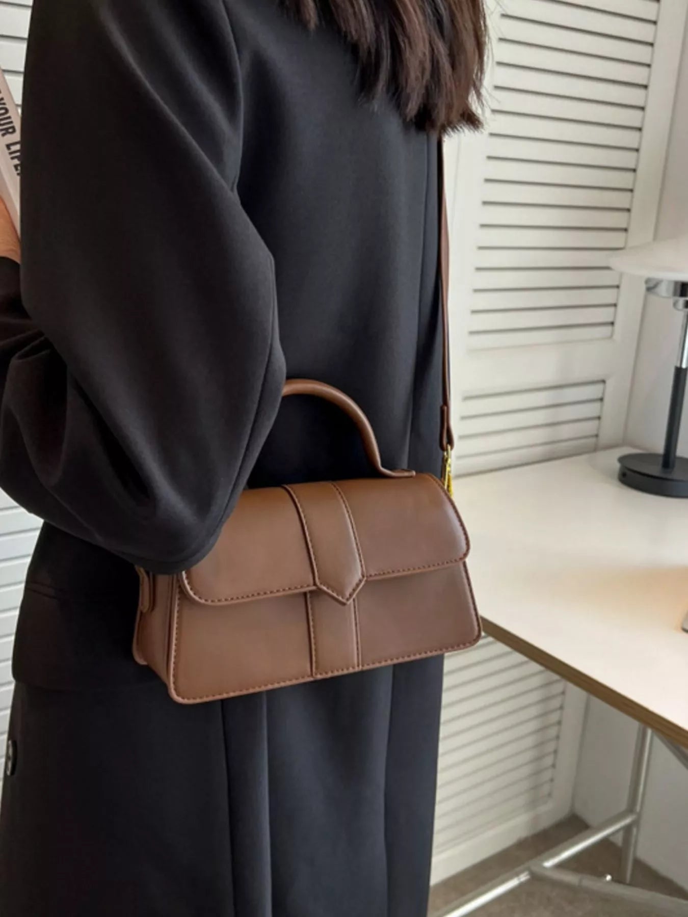 Top Handle Crossbody Bag