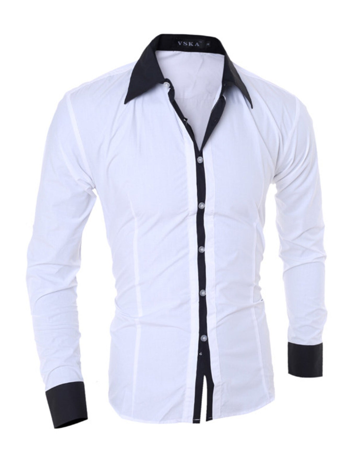Men's Slim Fit Long Sleeve Shirt