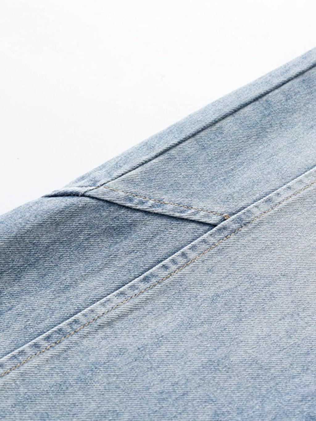 Men's Washed Wide Leg Jeans