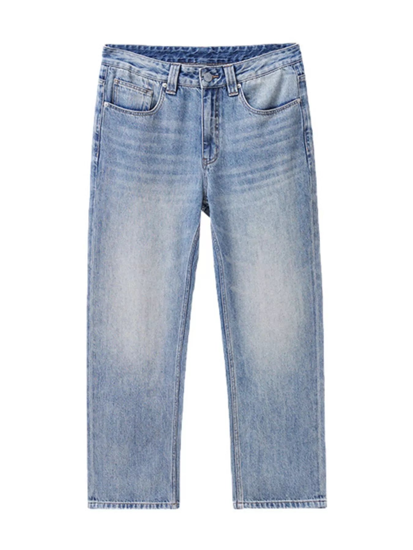 Men's Vintage Wash Loose Fit Jeans