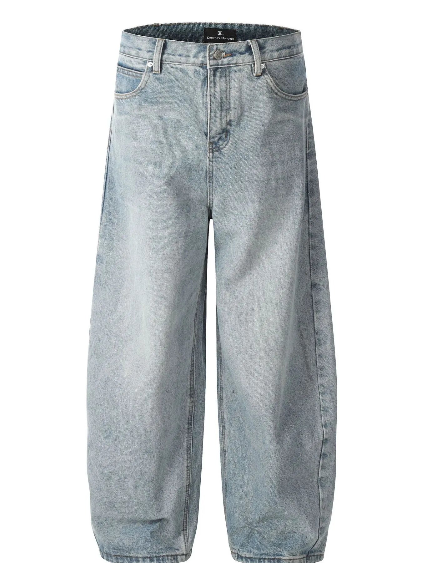 Men's Washed Relaxed Fit Baggy Jeans