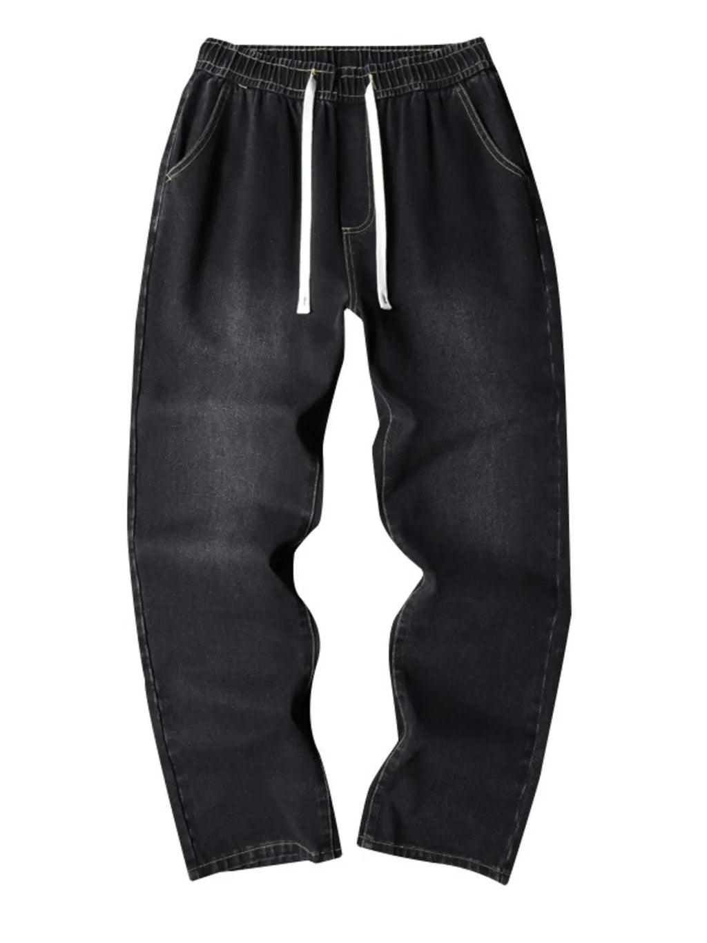 Men's Full Size Wide Leg Wash Jeans Plus Size