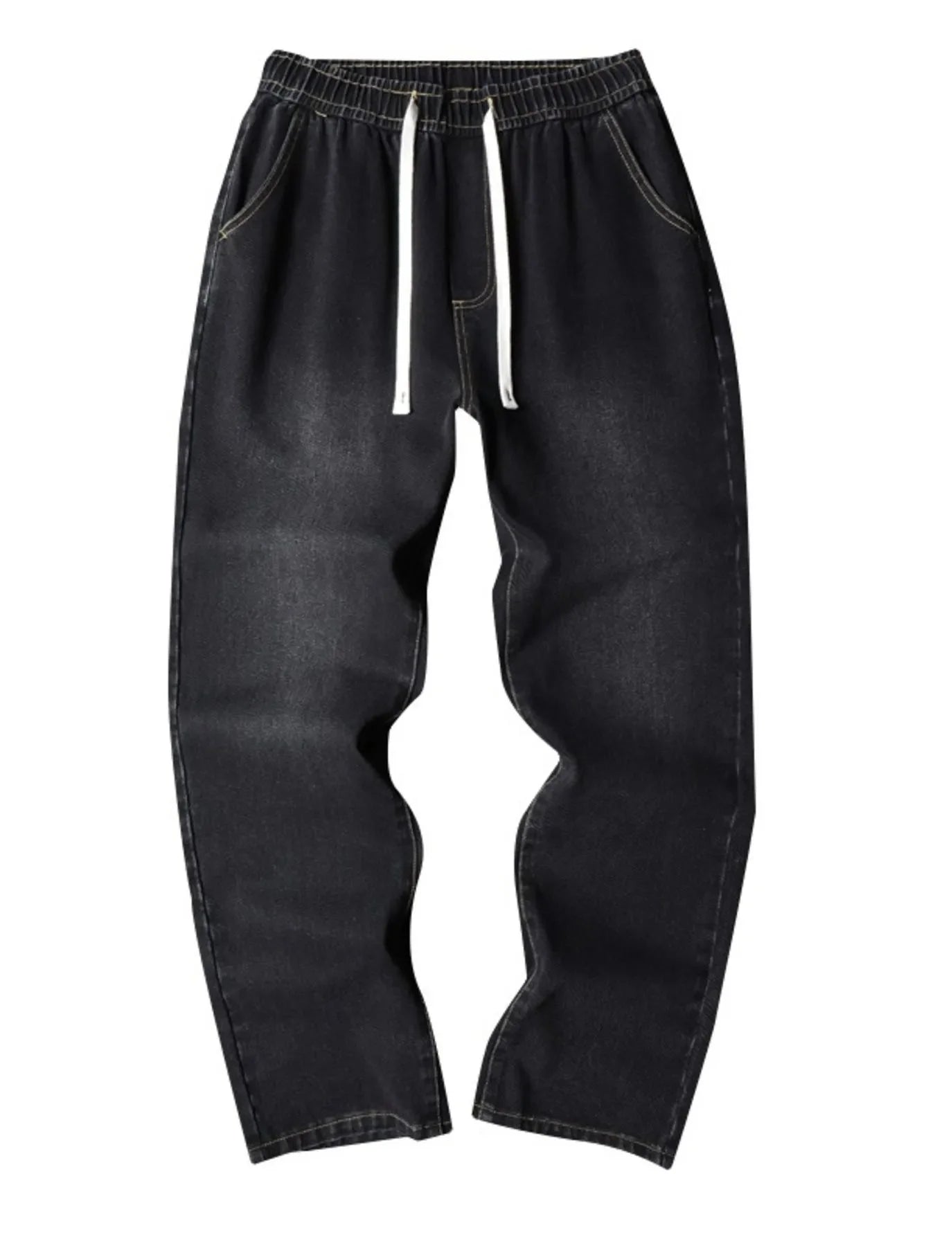 Men's Full Size Wide Leg Wash Jeans Plus Size