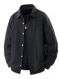 Men's Plus Size Lightweight Button-Down Shirt