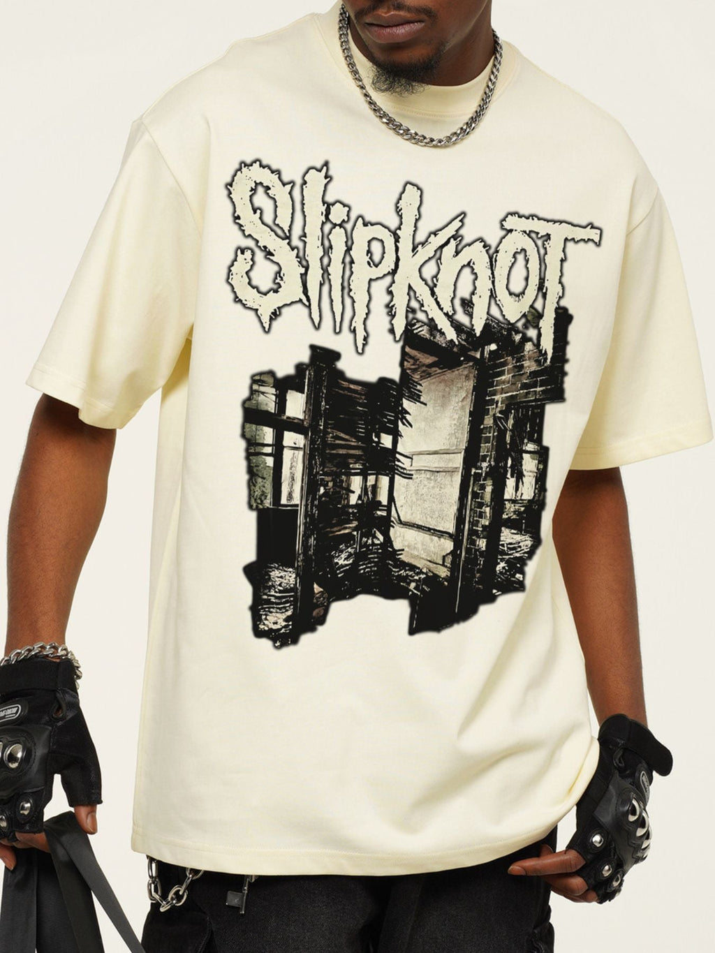 Men's Graphic Round Neck Short Sleeve T-Shirt