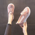 Round Toe Lace Up Sneakers
