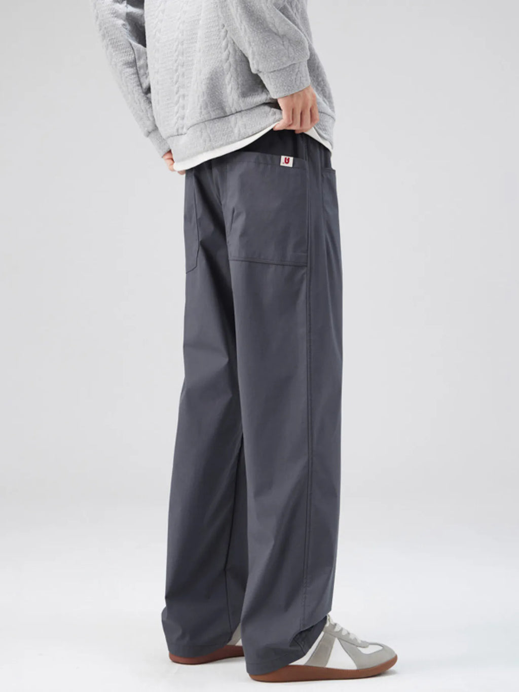 Men's Full Size Loose Fit Casual Pants Plus Size