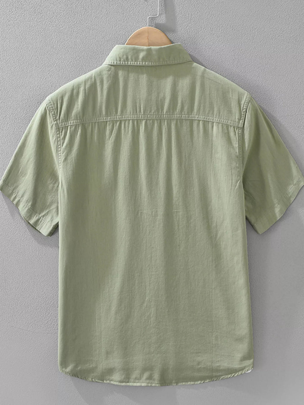 Men's Plus Size Button Up Short Sleeve Shirt