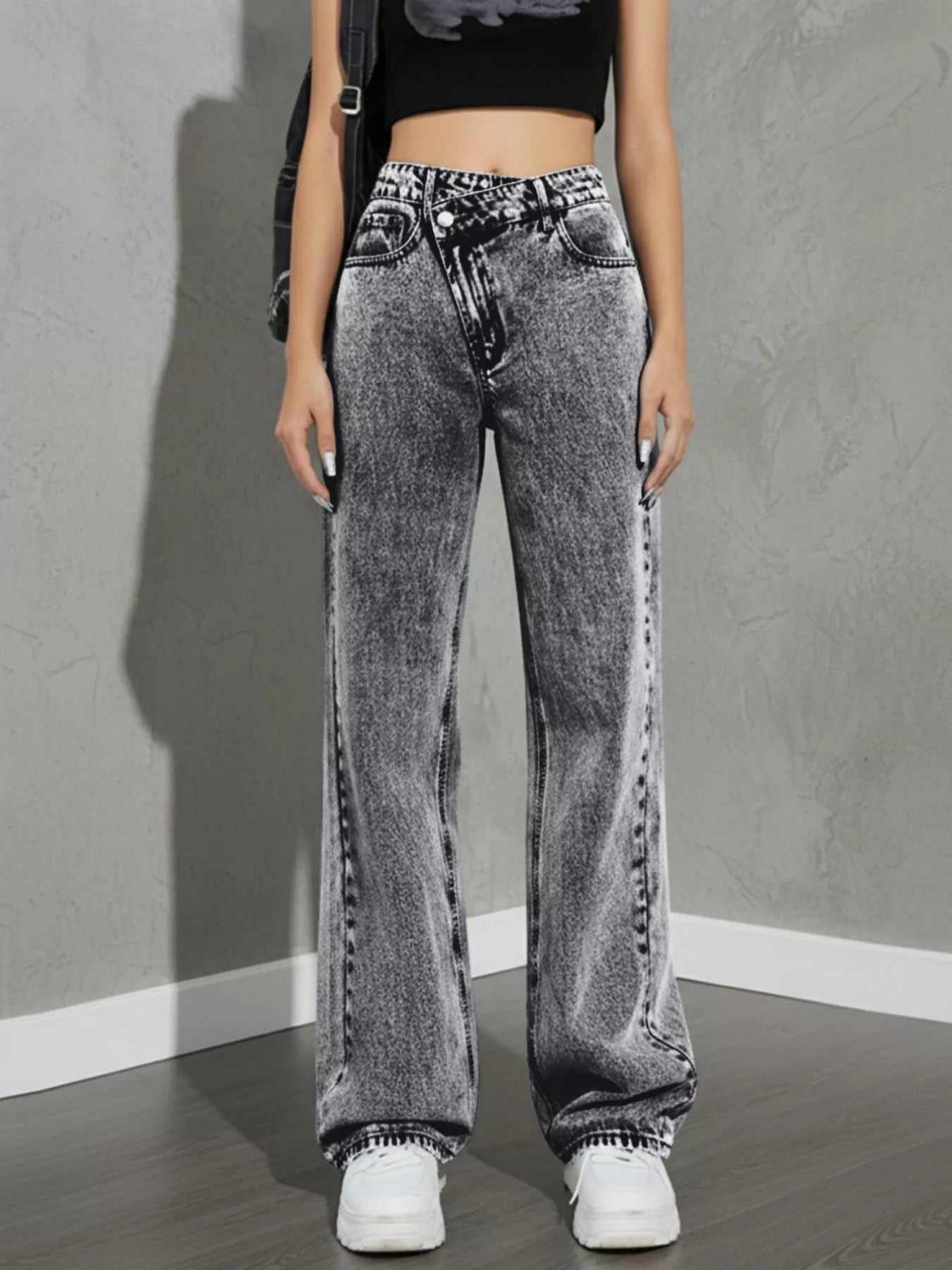 High Waist Wide Leg Jeans