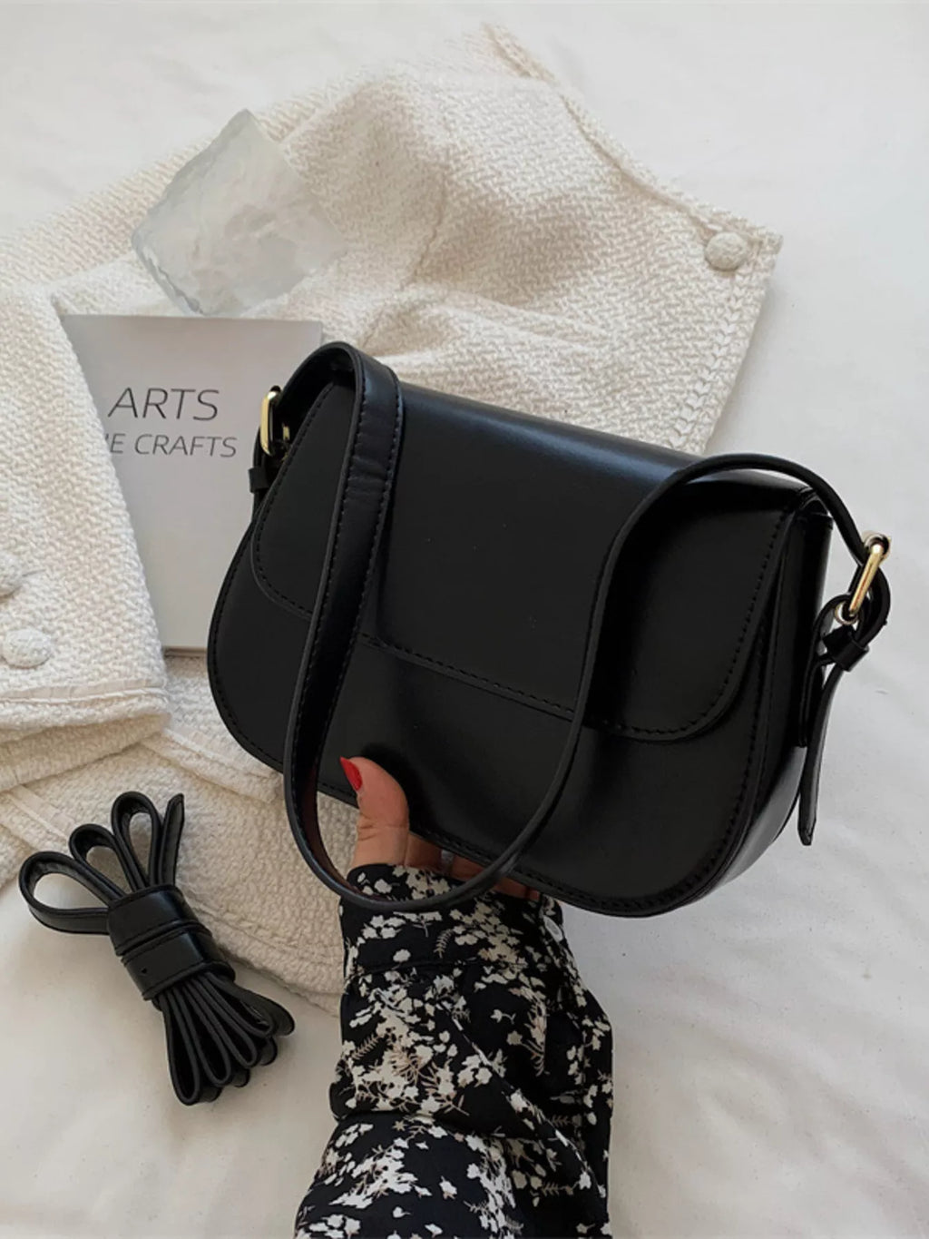 PU Leather Shoulder Bag