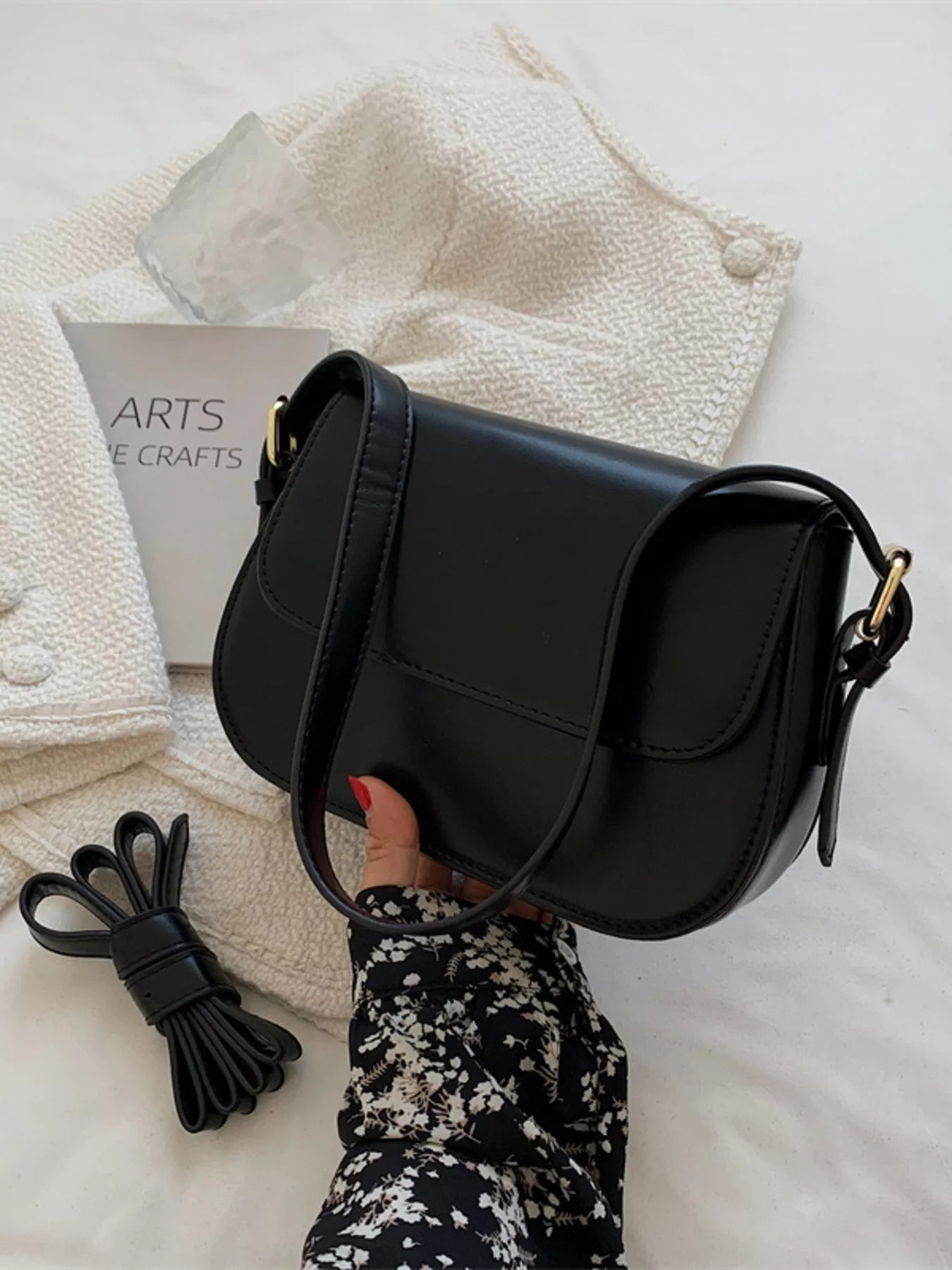 PU Leather Shoulder Bag