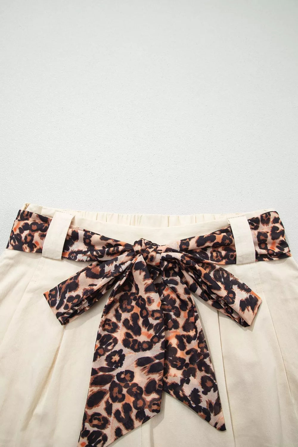 High-Waisted Pleated Shorts
