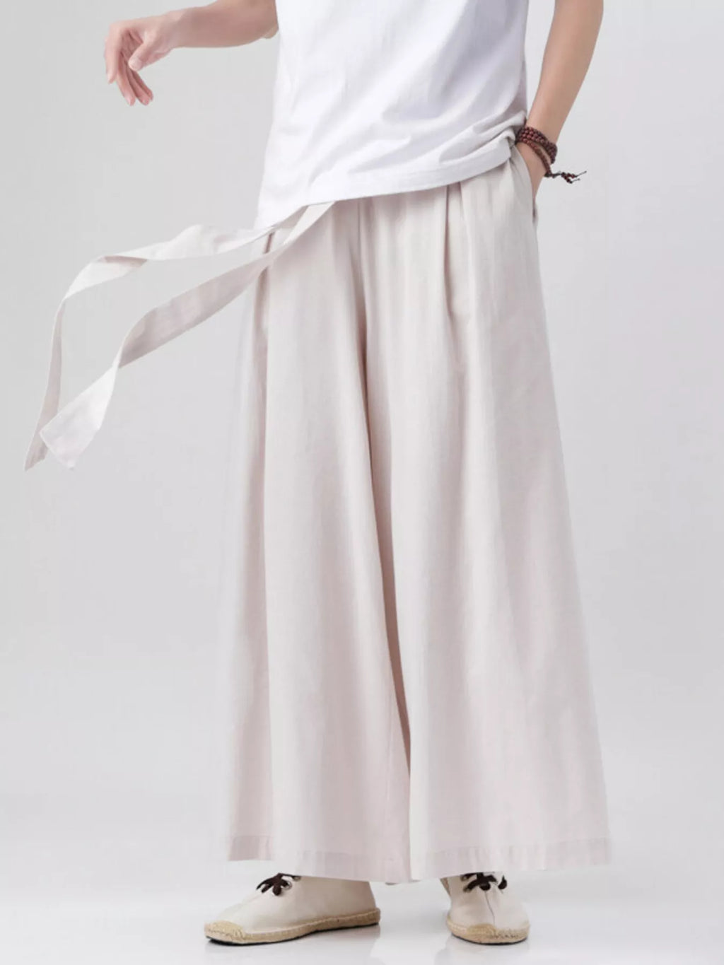 Men's Plus Size Wide Leg Pants