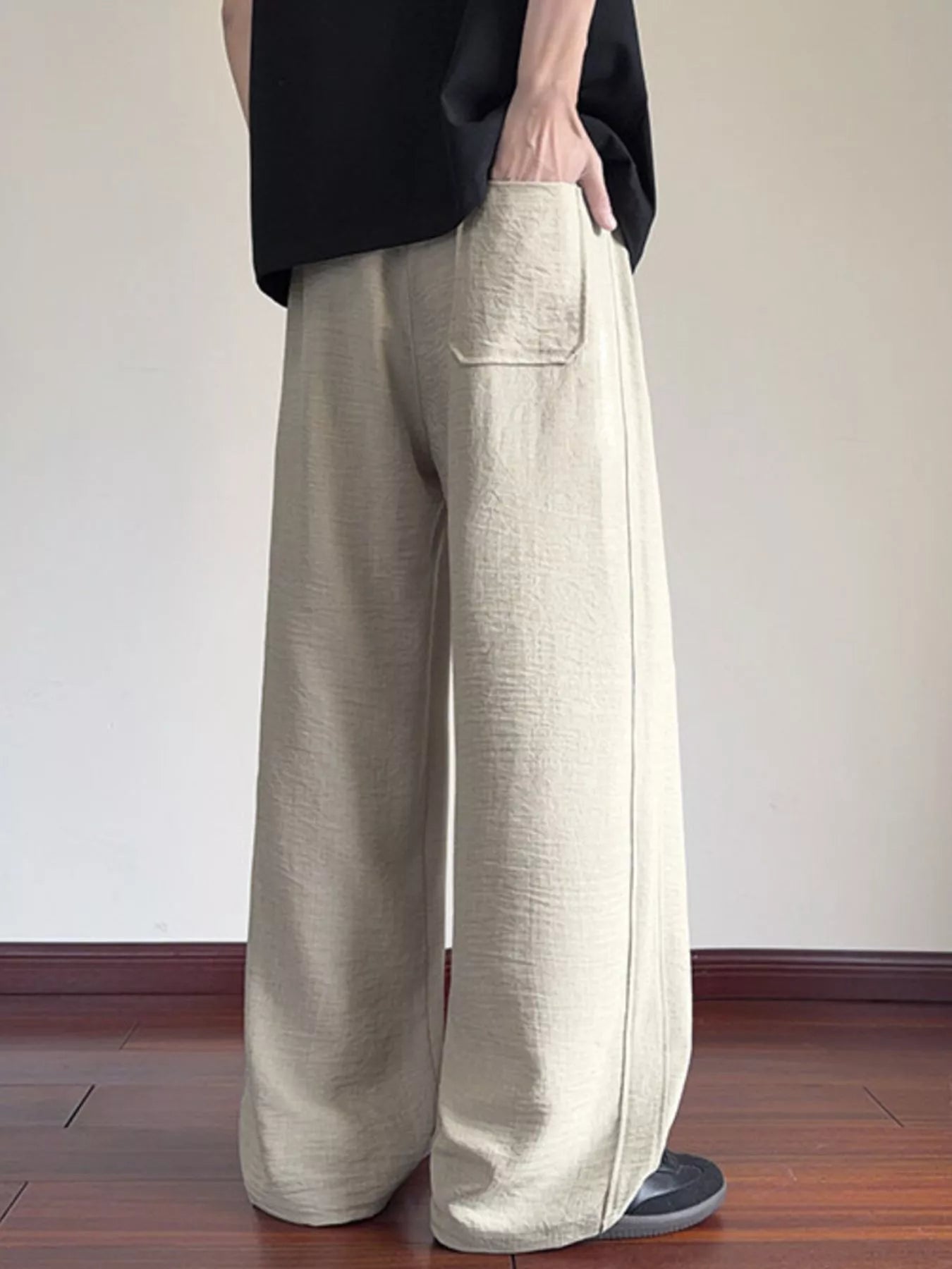 Men's Plus Size Drawstring Loose Fit Pants