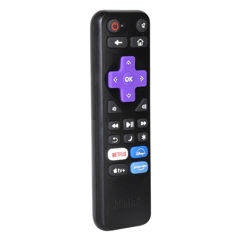 Anderic RRST01.26 Universal for all Roku Players and TV's with Learning | Replaces RC-ALIR, RC-CHIR, RC280, Ultra, Express, and more