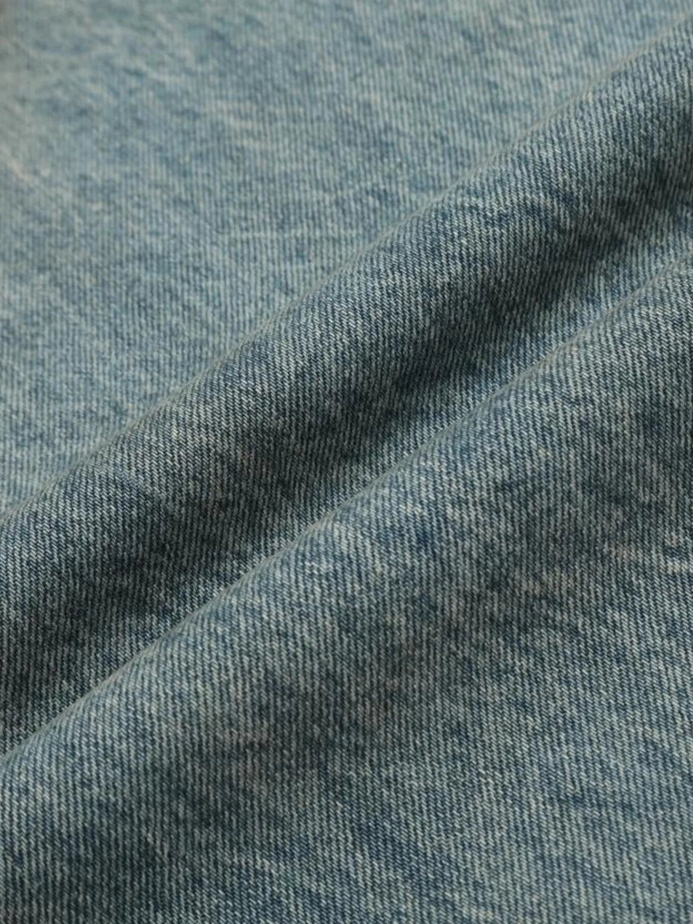 Men's Distressed Wide Leg Jeans