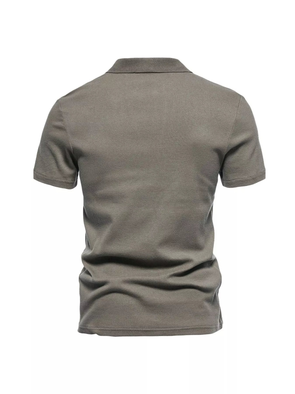 Men's Plus Size Casual Notched Short Sleeve Polo