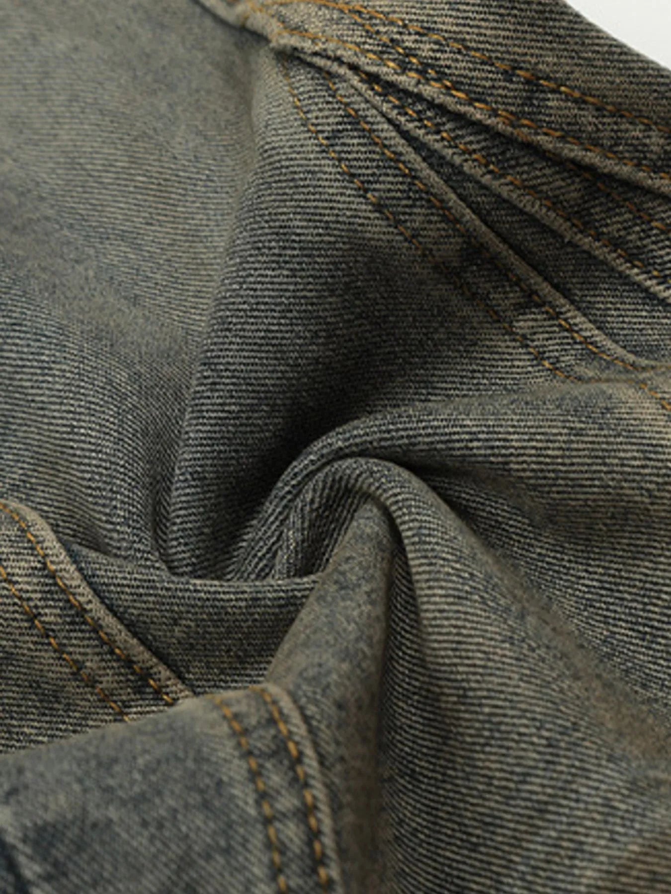 Men's Washed Loose Fit Jeans