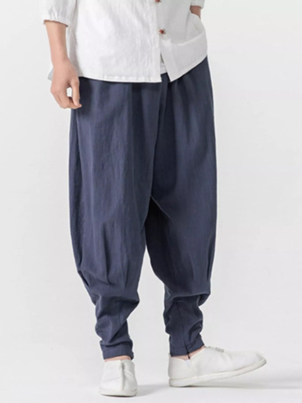 Men's Plus Size Loose Fit Harem Pants