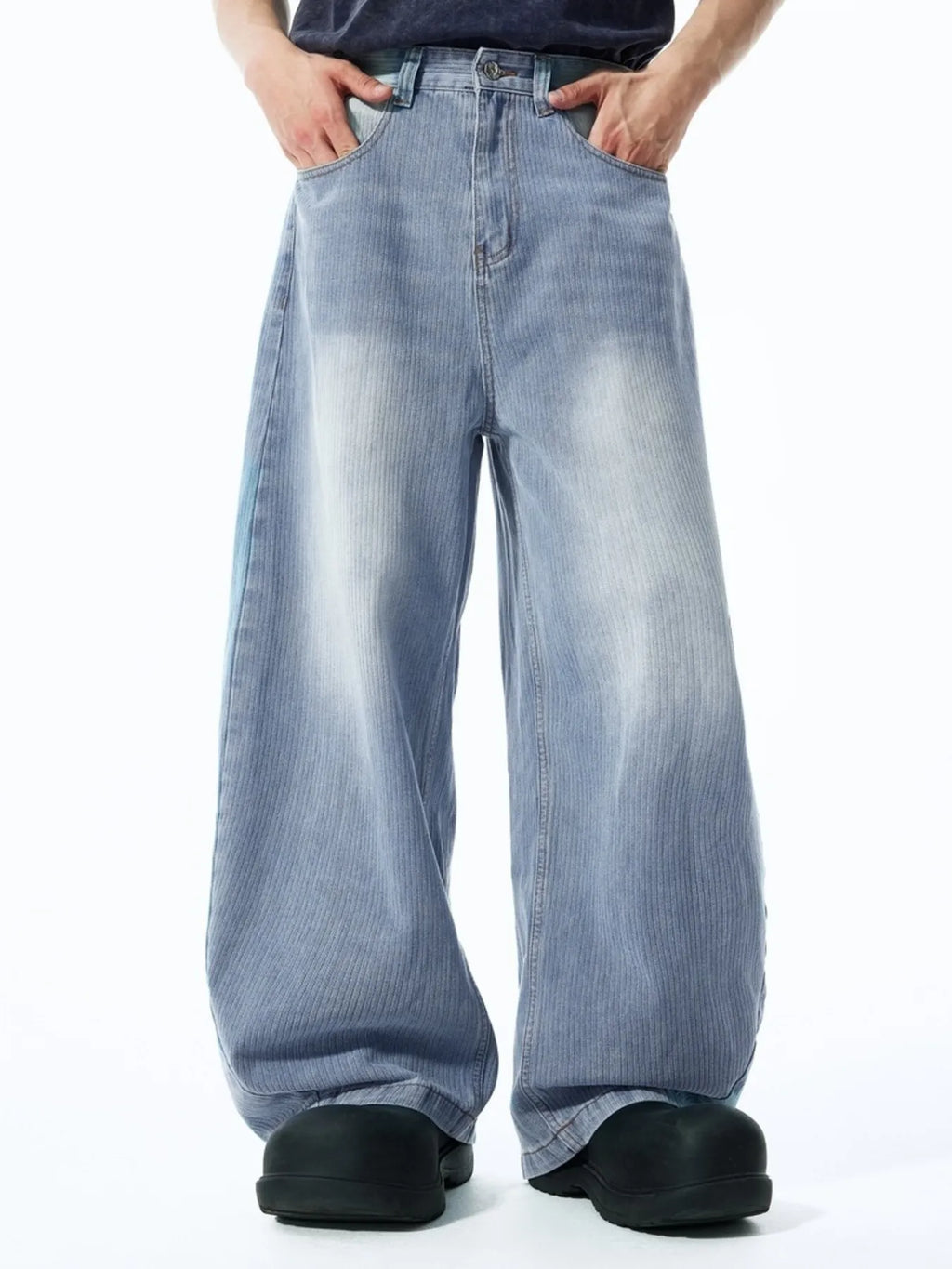 Men's Wide Leg Jeans