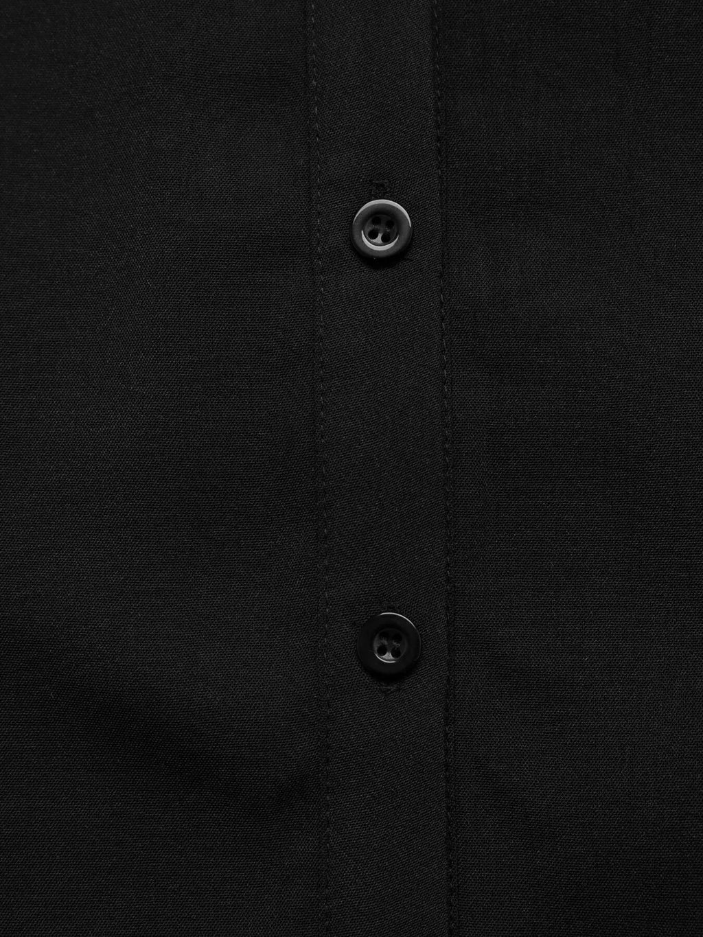 Lace Detail Button-Front Midi Shirt Dress