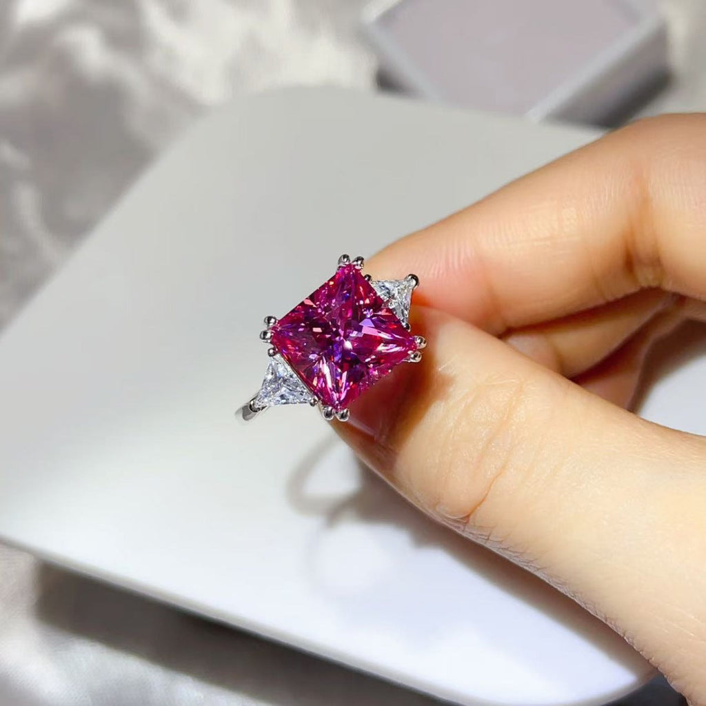 5 Carat Moissanite 925 Sterling Silver Ring