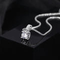925 Sterling Silver Zircon Pendant Necklace