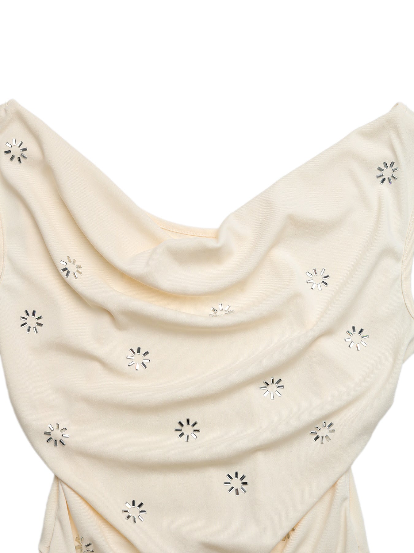 Cowl Neck Sleeveless Bodysuit
