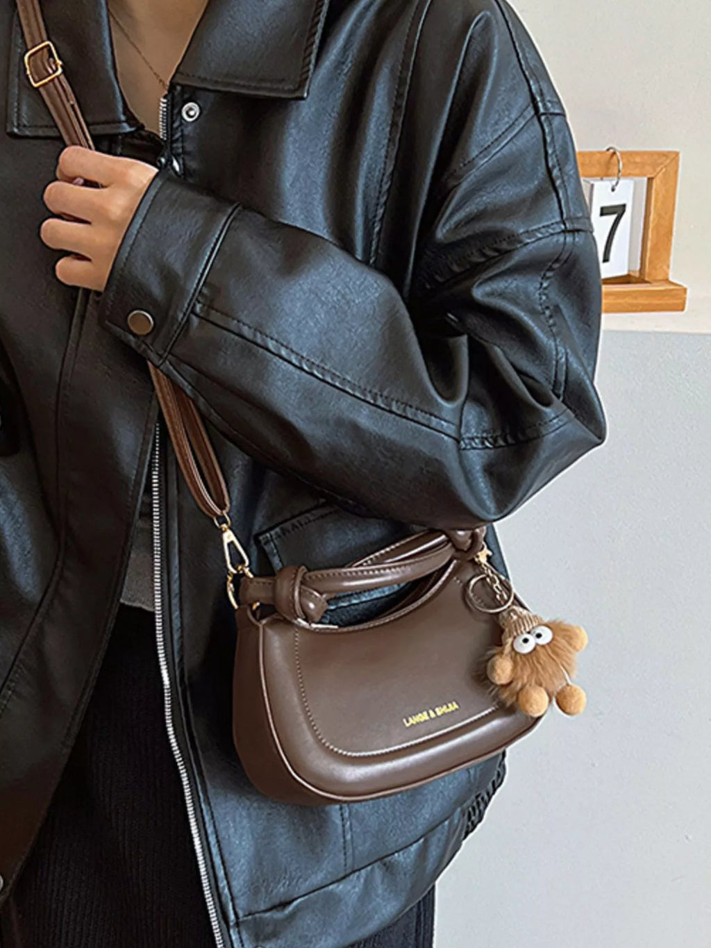 PU Leather Crossbody Bag