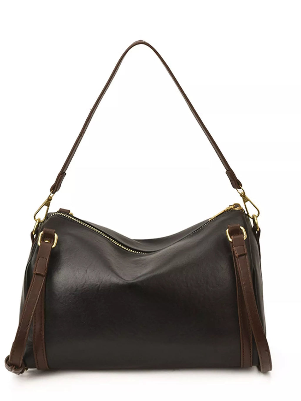 Vintage Style Barrel Crossbody Bag