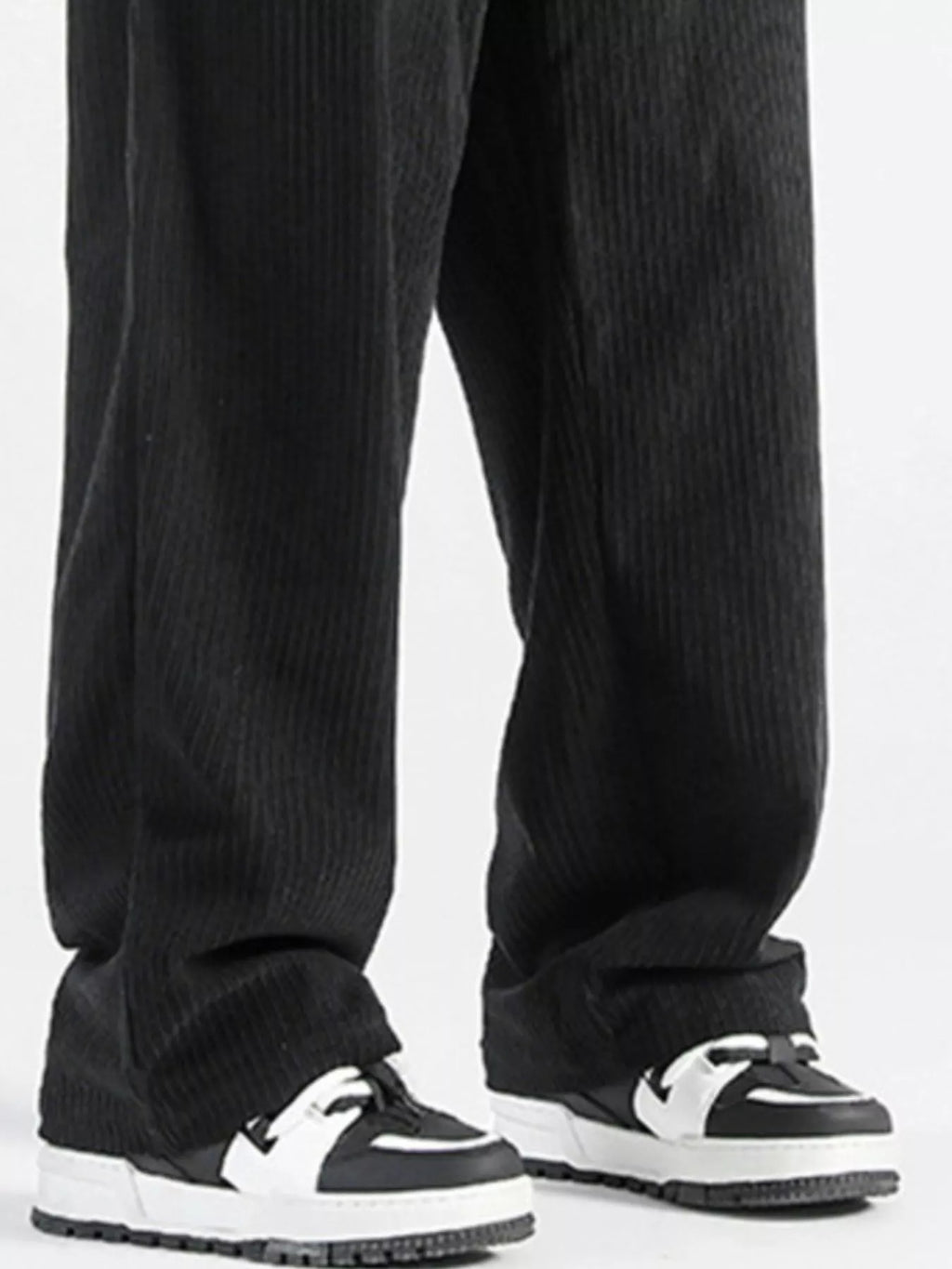 Men's Plus Size Casual Drawstring Wide Leg Pants