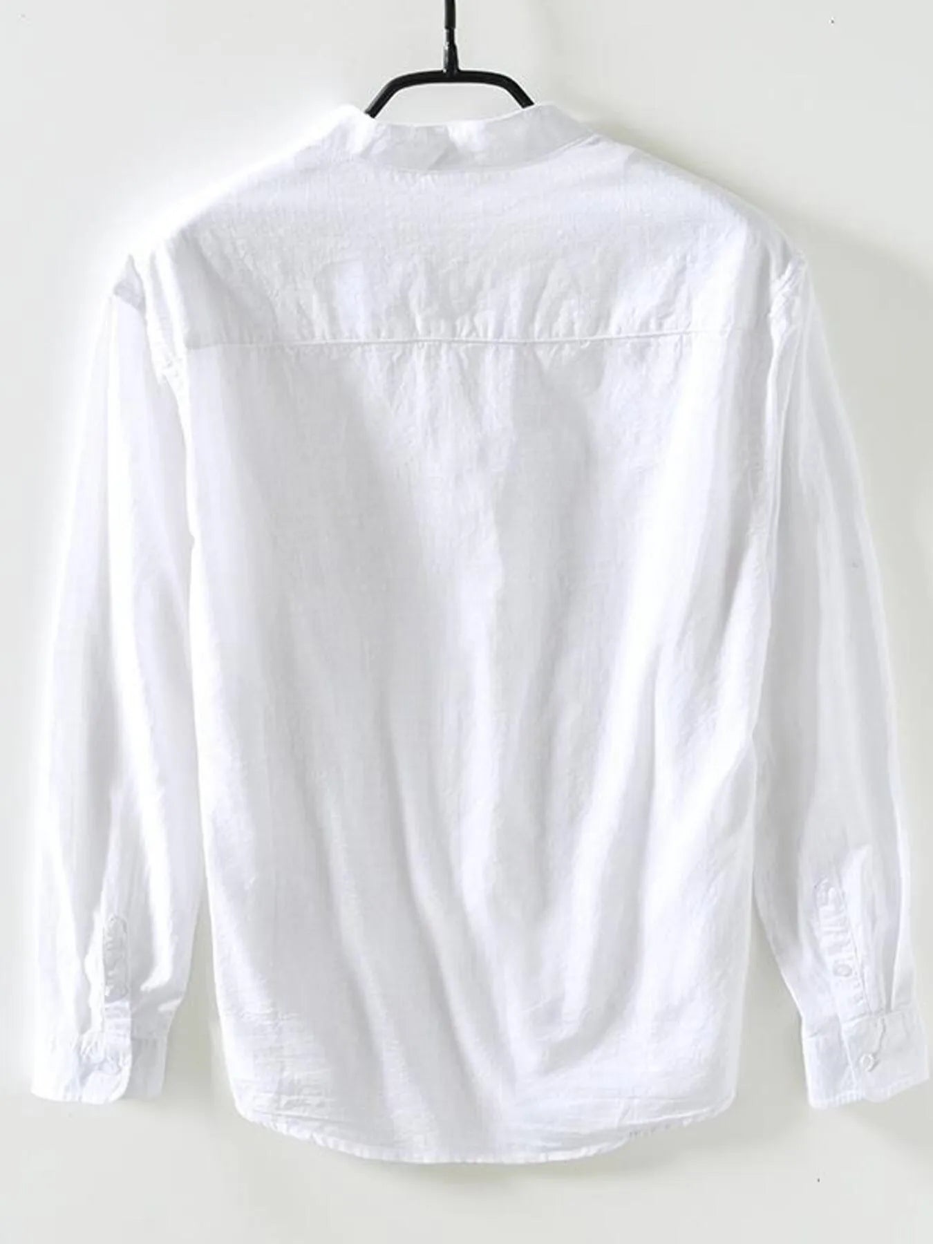 Men's Plus Size Button Up Long Sleeve Shirt