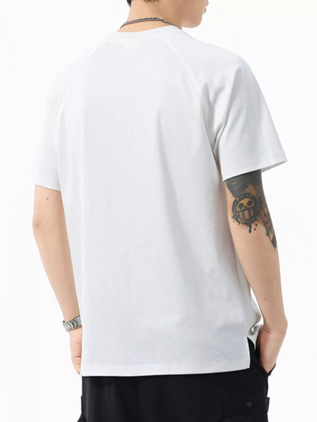 Men's Full Size Round Neck Short Sleeve T-Shirt Plus Size