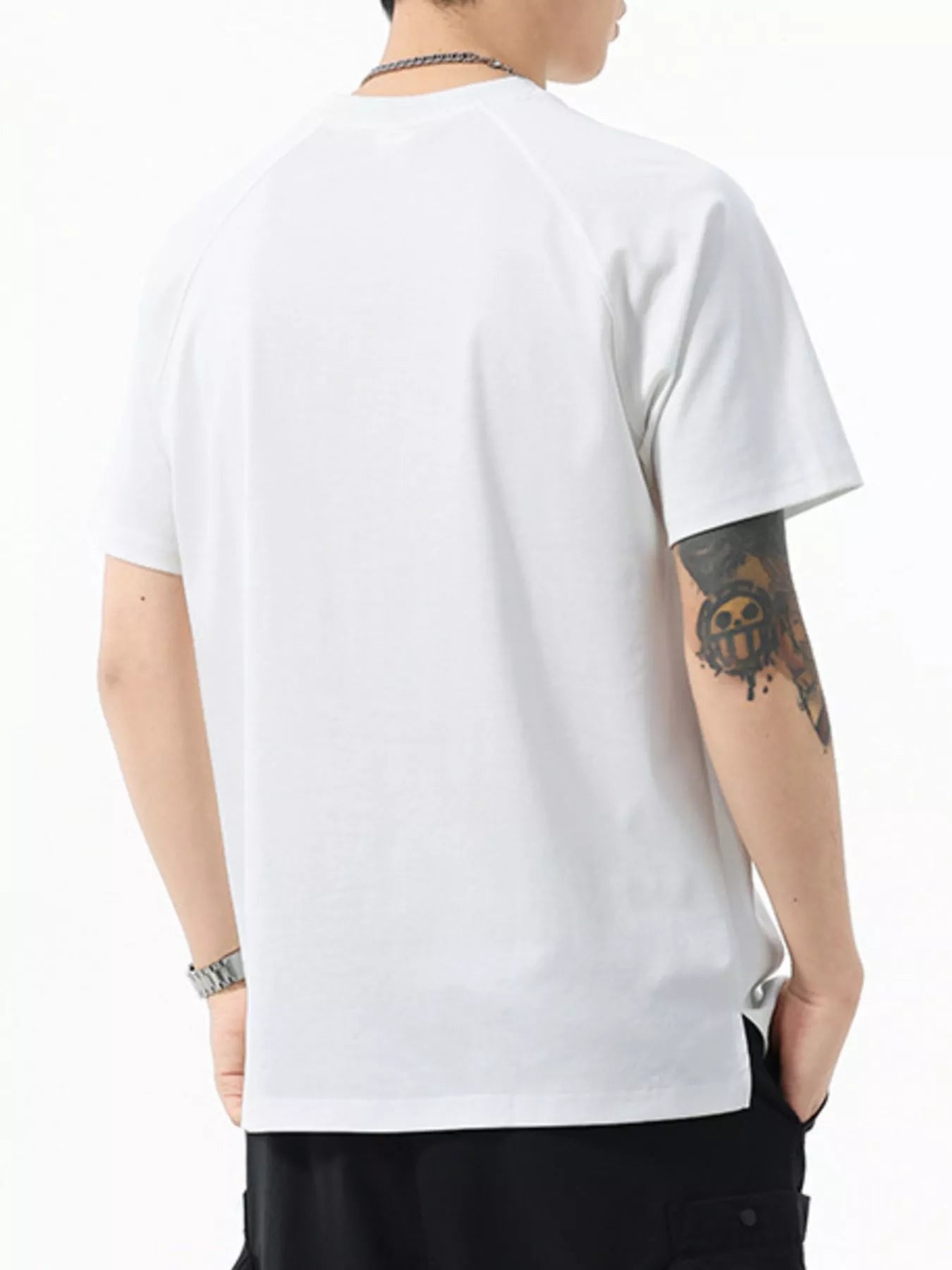 Men's Full Size Round Neck Short Sleeve T-Shirt Plus Size