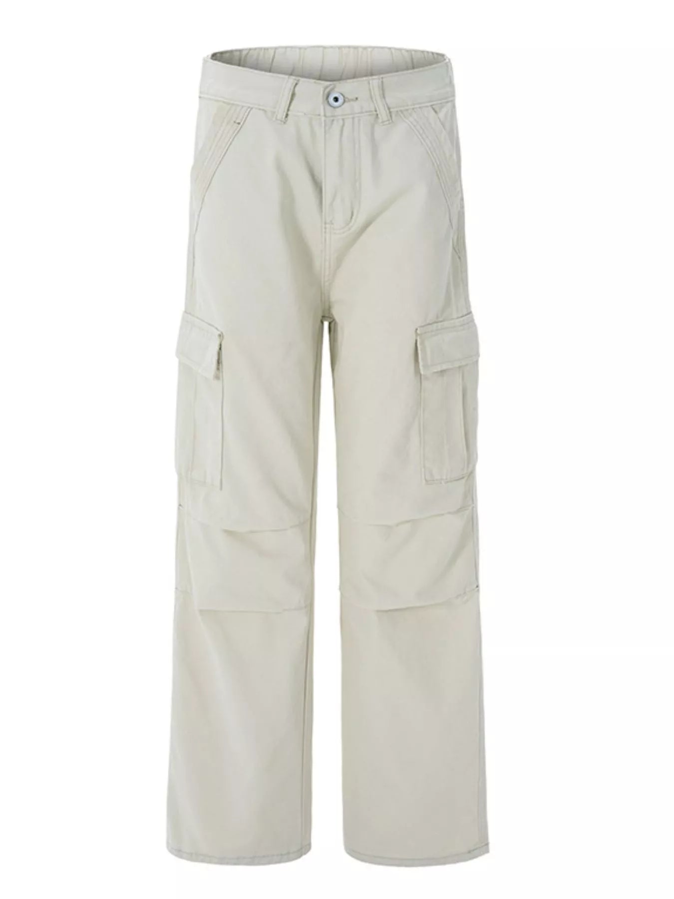 Men's Full Size Wide Leg Cargo Pants Plus Size