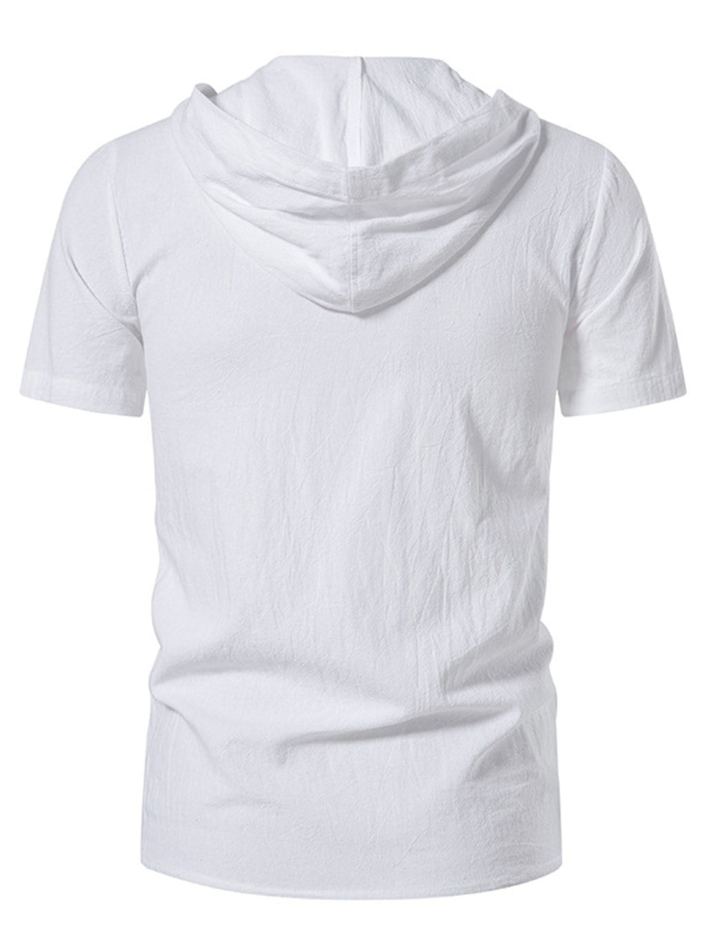 Men's Casual Lace-Up Hooded Top