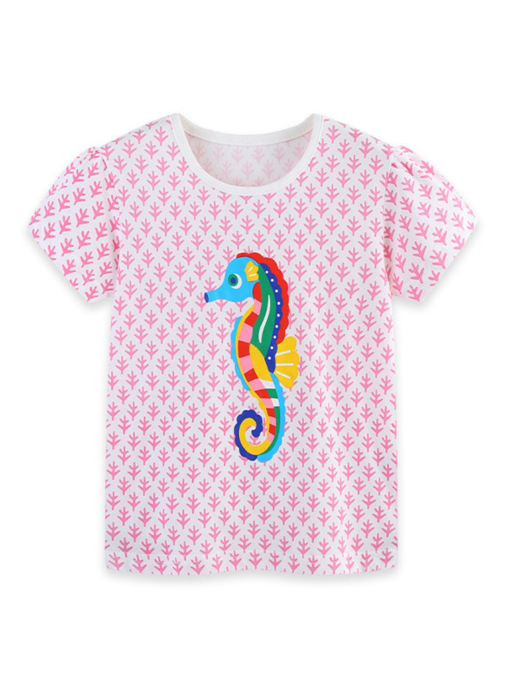 Children's Graphic Short Sleeve T-Shirt 3-Piece Set