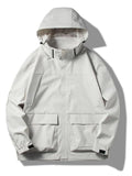 Men's Plus Size Hooded Windproof Outdoor  Jacket