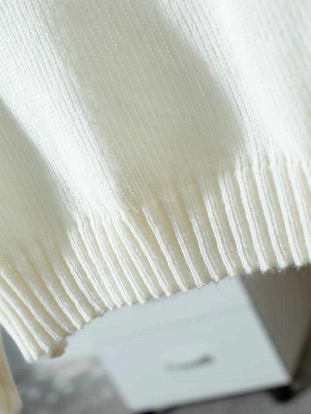 Ribbed Knit Boat Neck Sweater