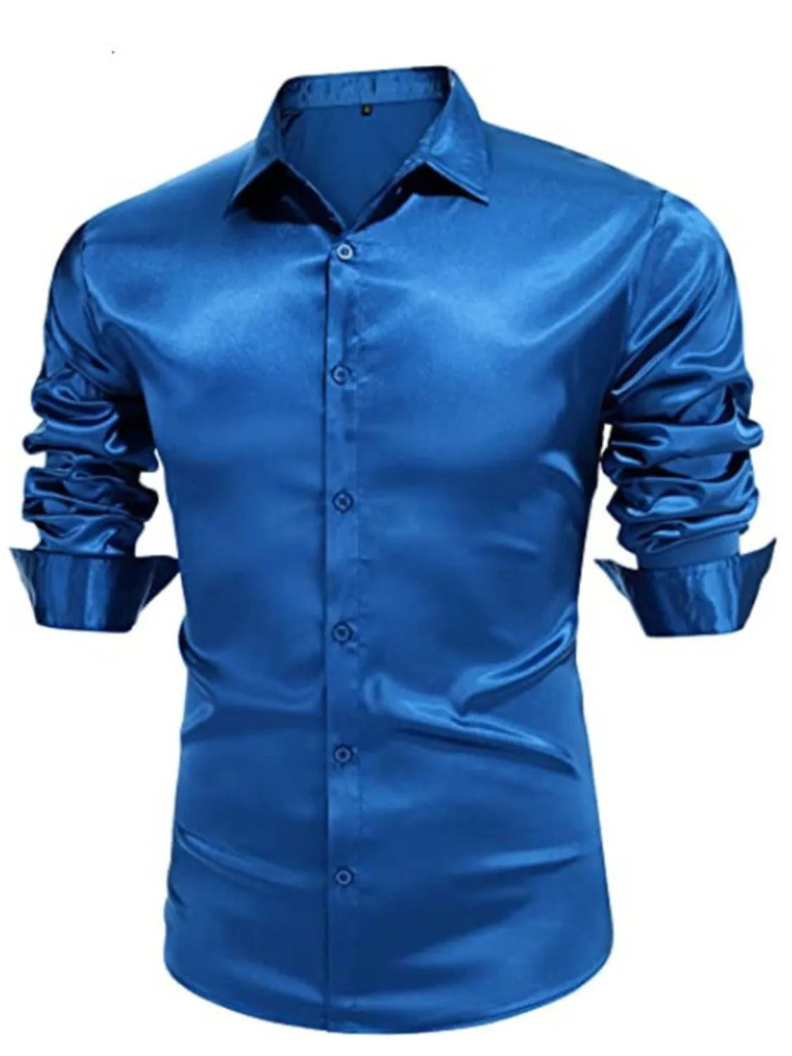 Men's Full Size Button Up Long Sleeve Shirt Plus Size